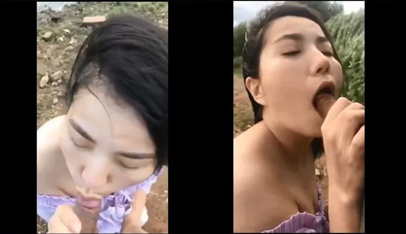 Cô bạn gái bj cho bồ bên bờ sông